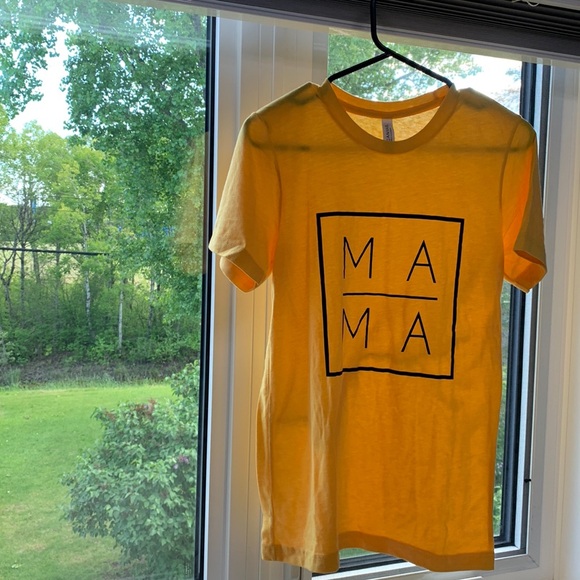 Mama yellow tshirt - Picture 1 of 2